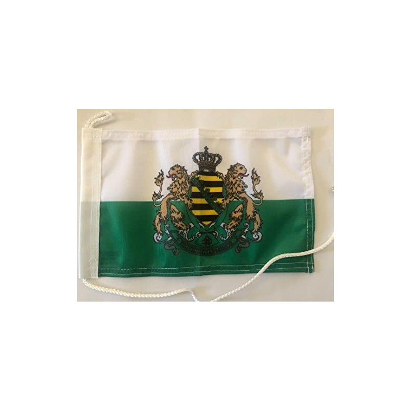 Saxony Kingdom Flag 40 x 60 cm Premium Quality Boat