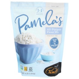 Pamela's Products Gluten Free Artisan Flour Blend, 4 Pound ( Packaging may vary )