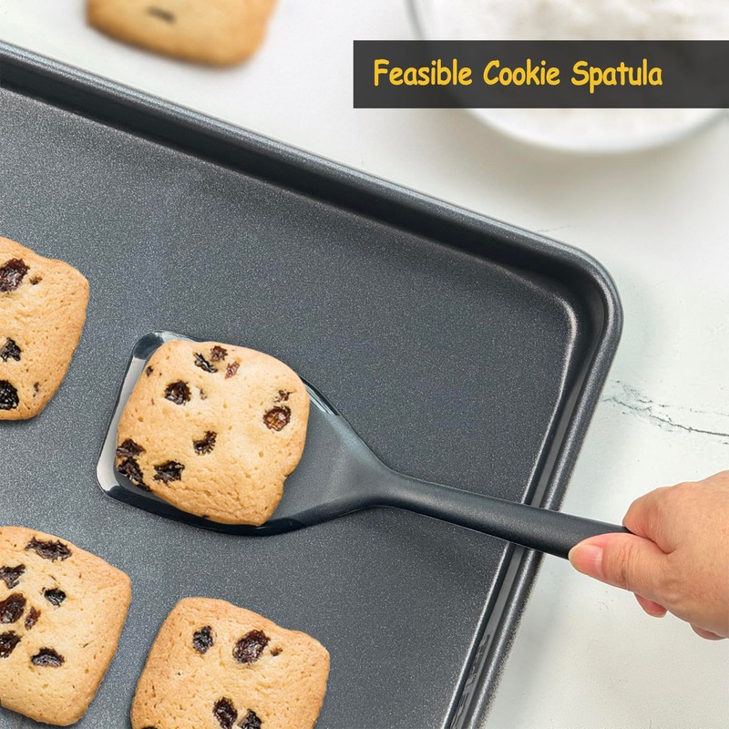 Silicone Spatula Set, 600°F Heat Resistant Silicone Spatula Turner Flipper