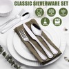 Terlulu 60-Piece Silverware Set for 12, Stainless Steel Flatware, Mirror