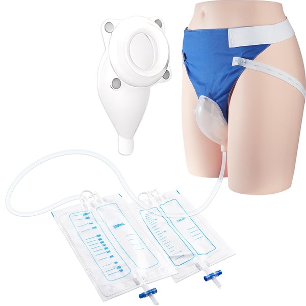 Opstra Yee Wearable Urine Collection Kit with 2 Silicone Bags