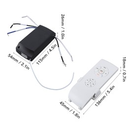 Universal Ceiling Fan Remote Control Kit Lamp Dimming Remote Control Replacement for Smart WiFi Ceiling Fan Remote Control for Ceiling Fan Lamp
