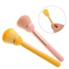 Healvian 2pcs Flower Shaped Makeup Brushes for Blush Loose Powder