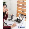 MSDADA Metal Book Stand for Desk, Adjustable Reading Rest Book