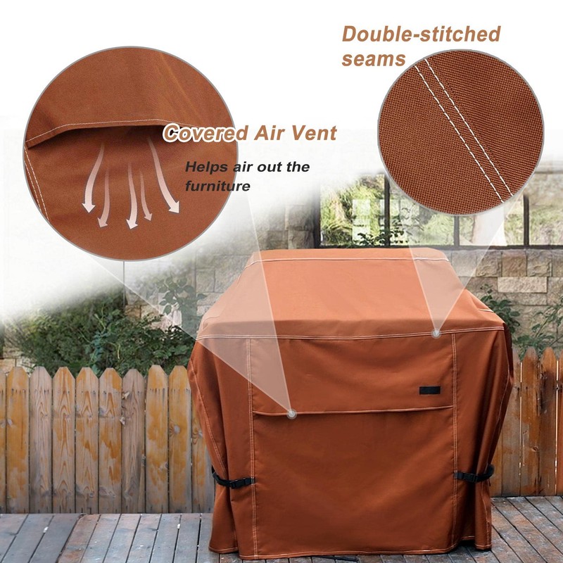NettyPro Gas BBQ Grill Cover 52 Inch 2-3 Burner 600D