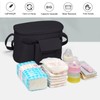 Universal Baby Stroller Organizer with Insulated Cup Holder & Adjustable