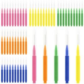 Pack of 50 Interdental Brushes for Between Teeth and Gums