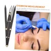 Healeved Eyebrow Ratio Ruler Golden Ratio Sliding Tool Stainless Steel