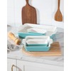 Sweejar Ceramic Bakeware Set of 4, Casserole Dishes for Oven,