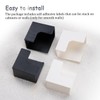 MOYEE 4Pcs Smart Space Saving Wall Mount Scale Holder Self-Adhesive
