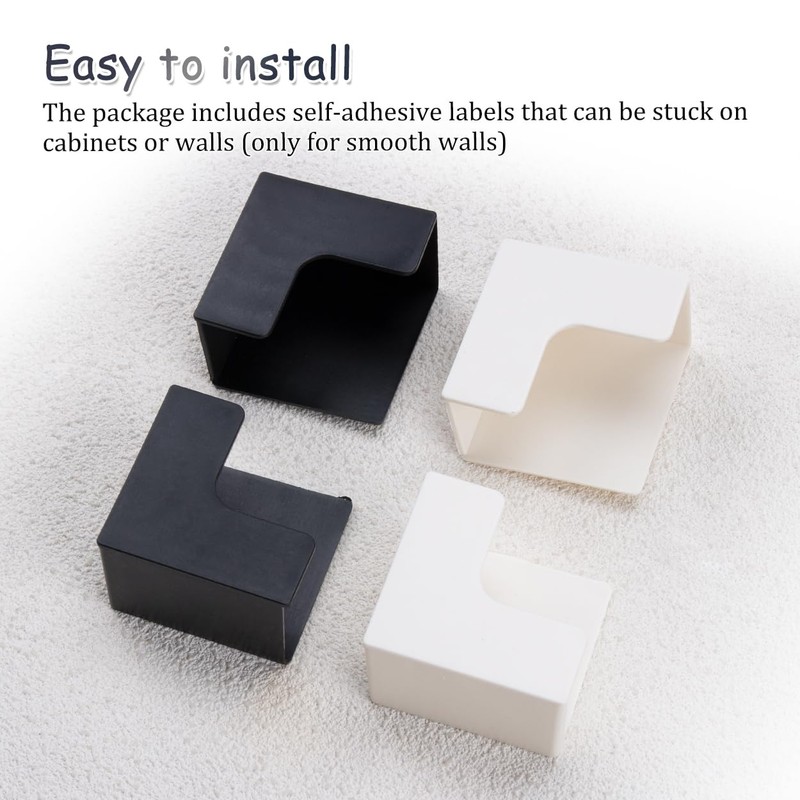 MOYEE 4Pcs Smart Space Saving Wall Mount Scale Holder Self-Adhesive