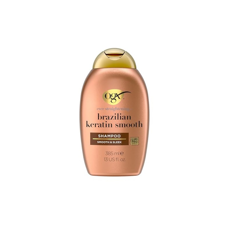 OGX Ever Straightening + Brazilian Keratin Smooth Shampoo, 385 ml