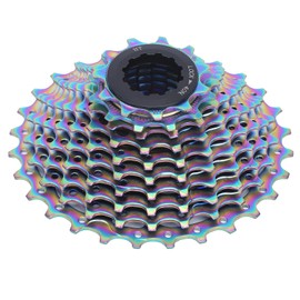 Fupei 10-Speed 11‑28T Cassette, Wear-resistant Bicycle Freewheel Cassette Hollow for Road Bike