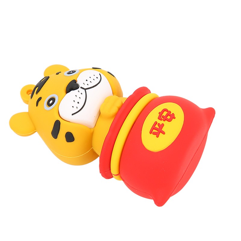 USB Flash Drive Cartoon Tiger Style USB2.0 Hot Swap Plug