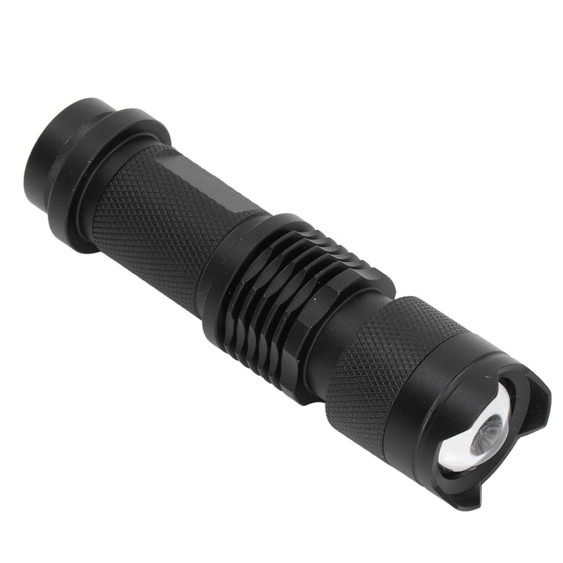 LED Flashlight 1 Mode Retractable Waterproof Handheld Lamp for Hunting