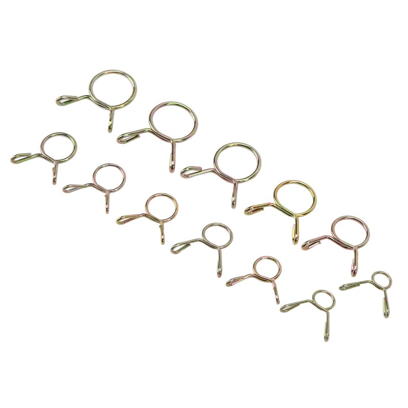 420pcs Fuel Line Spring Wire Clips 10‑Size 5‑14mm Air Tube