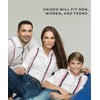 Man of Men Suspenders - Patriotic - US Flag
