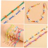 KOMBIUDA Pc Women Beaded Anklet Bracelet Set Beach Style Anklets
