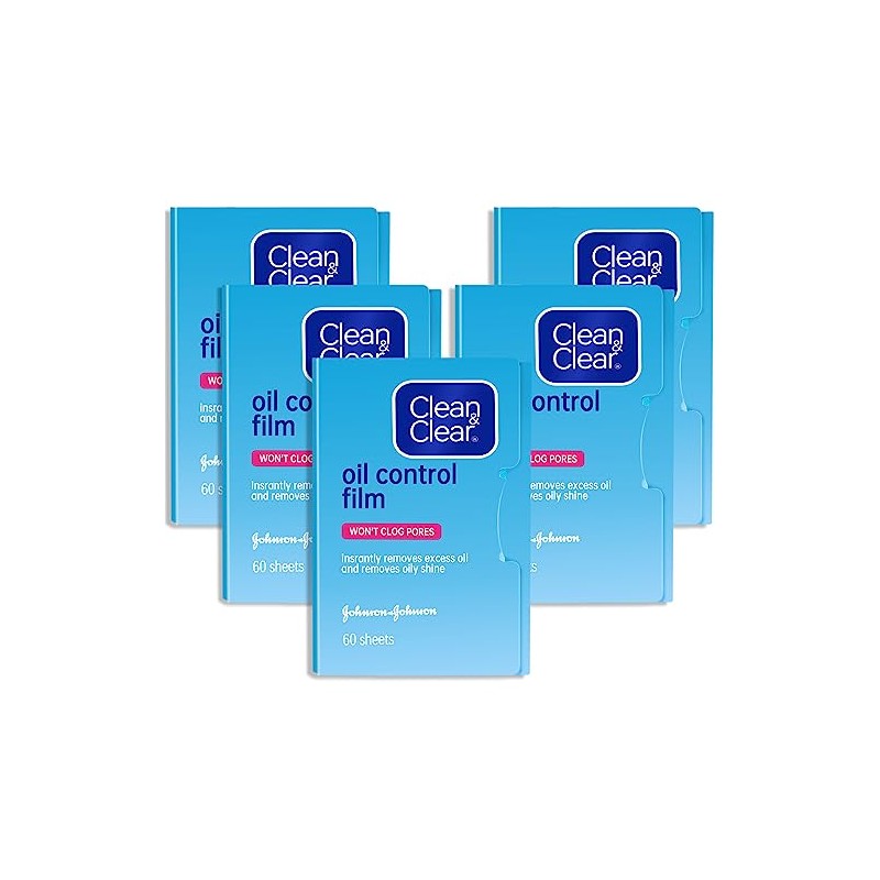 Láminas limpias y transparentes para absorber aceite, pack 0f 5