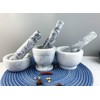 Marble Replacement Pestle only，Granite Polished Pestle （Gray）