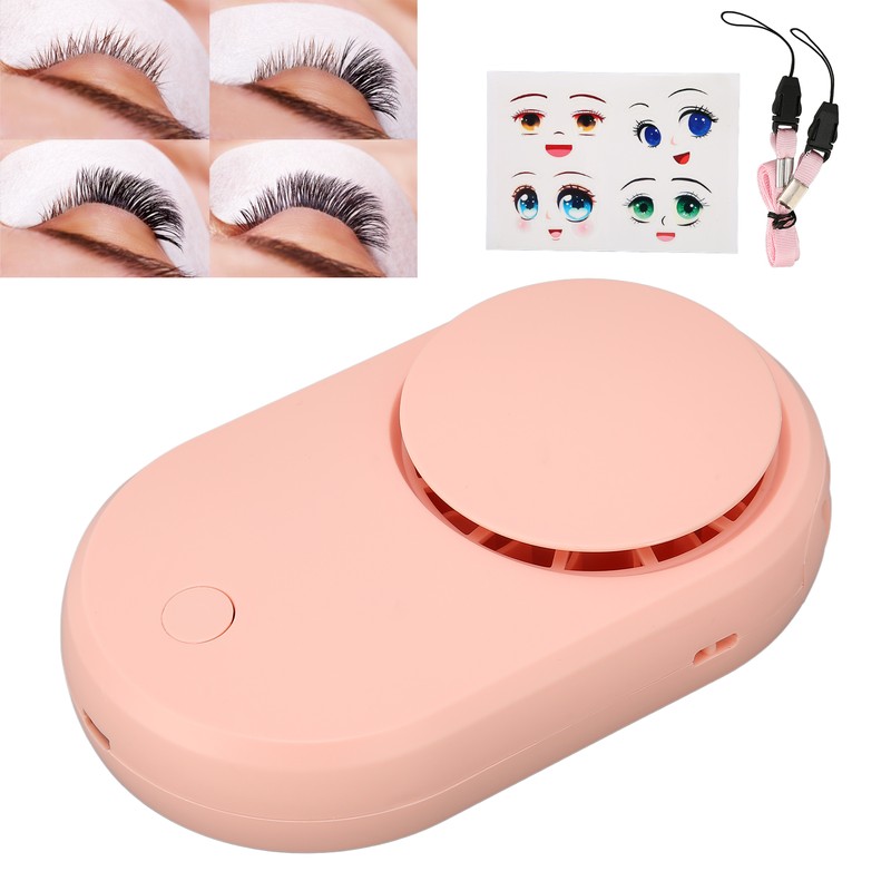 Eyelash Fan Dryer 3 Level Control No Leaf Design Quiet