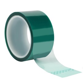 Misuyue Heat-Resistant Tape, 50 mm x 33 m PET Tape, High Temp Tape, Insulation Tape for Sublimation, 3D Printers, Electronic Circuit Boards, No Residue Heat Protection Tape