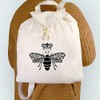 Azeeda 'Queen Bee' Canvas Rucksack/Backpack (RK00003087)