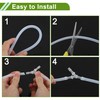 HOPESPANNER Plastic Hose Barb Fitting 5/16" Hose ID G3/8 Male