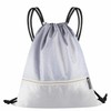 Drawstring Backpack Bag, Waterproof Draw String Back Sack with Zip