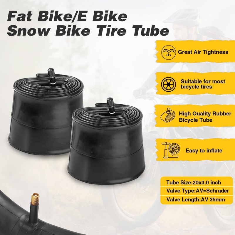 16/20x3.0 E-Bike Tire Fat BikeTyre for MTB/Ebikes,All-Terrain Directional Knobby Tread,Superior