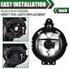 G-PLUS Fog Lights Compatible with Mini Cooper R55 R56 R57