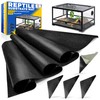 [Premium] 24"x60" Reptile Substrate Mat with 4 PCS Rug Gripper,