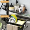 Kitchen Sink Faucet Organizer, Sponge Holder for Kitchen Sink with