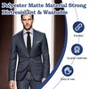 wlertcop Black Tie for Men, Ties Solid Uniform Pre-tied Adjustable