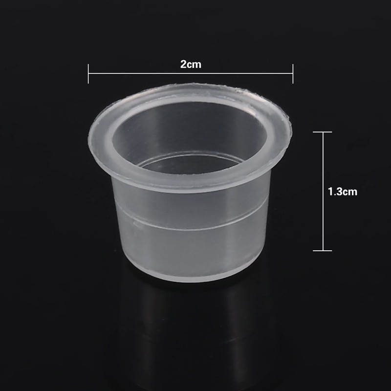 Tattoo Paint Cups, Pack of 100 Tattoo Pigment Pots Tattoo