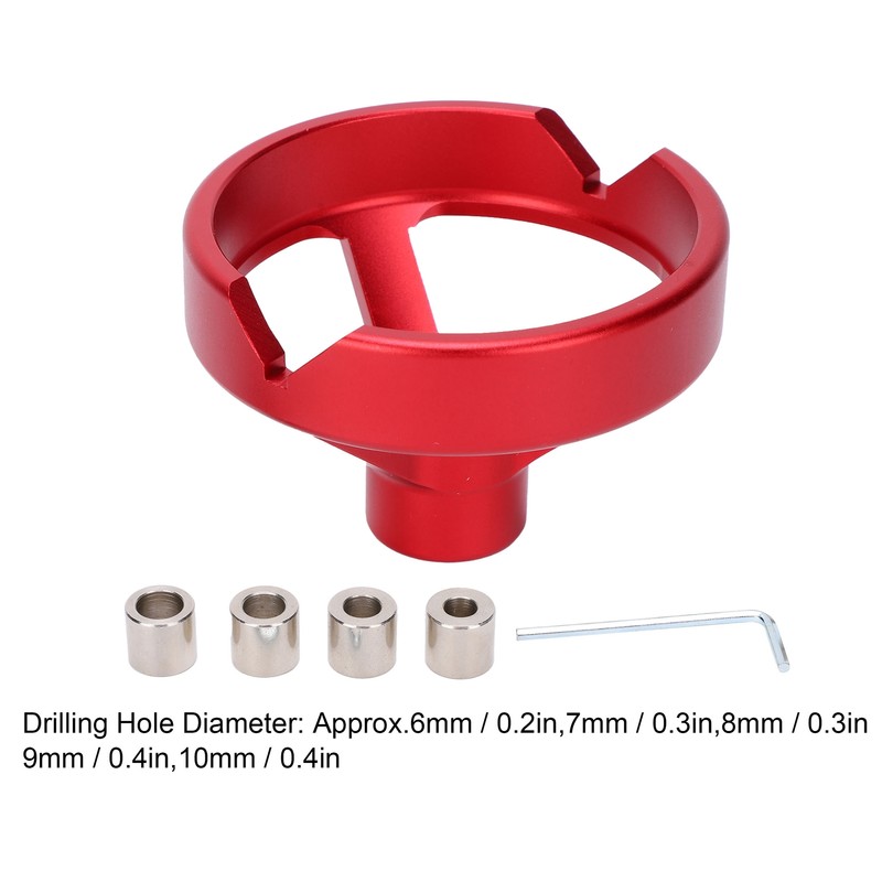 Center Puncher Gauge Straight Hole Guide Tool Aluminium Alloy Woodworking