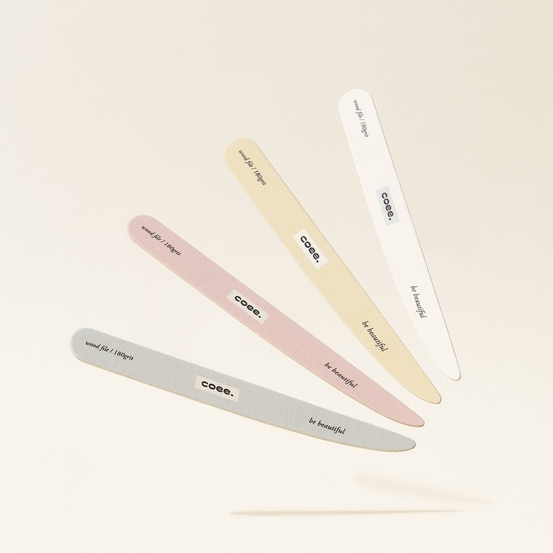 Koi Full Color Long-Lasting Korean Double-Sided Nail File 180 Grit,