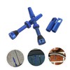 Gatuida 4pcs Bicycle Tubeless Valve Stems Blue Set with Core