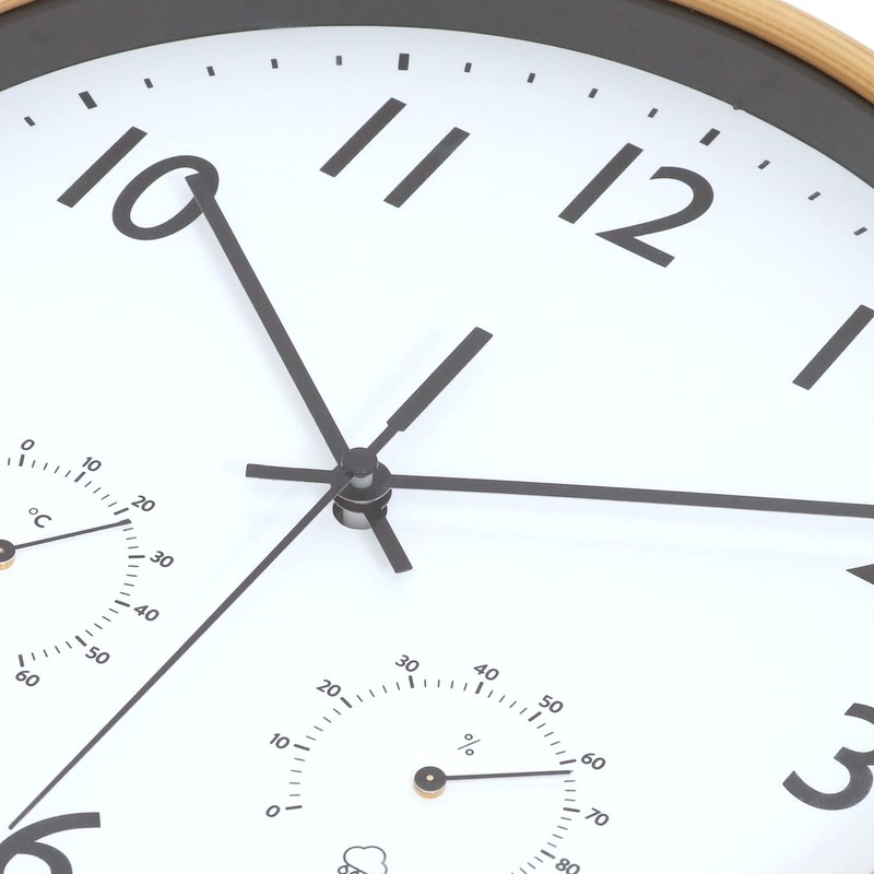 Fuji Boeki Miel 28198 Wall Clock, Width 10.0 x Depth