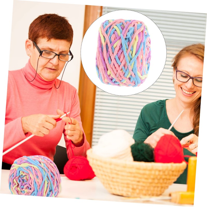 OHPHCALL 1 Roll Multi Function Crochet Yarn for Knitting Soft