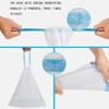 Small Trash Bags 3.5 Gallon, 100 Pcs Bathroom Garbage Bags,