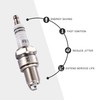 GOOFIT Spark Plug F5TC For 50cc 70cc 90cc 110cc ATV