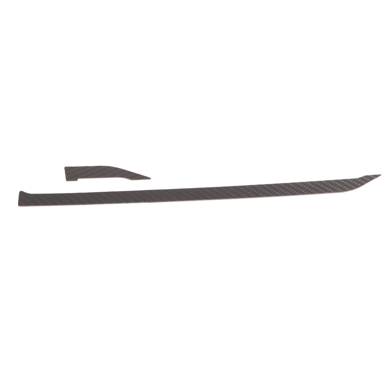 2PCS UTV Center Console Trim Carbon Fiber Smooth Surface Replacement