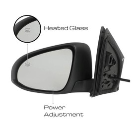 Spieg TO1320295 TO1321295 Side Mirror Set for 2014-2019 Toyota Corolla | Pair Side View Mirror Assembly with Power Adjustment Heated Glass Manual Fold Turn Signal Light | Paint To Match 7 Pins
