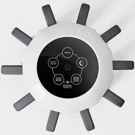 WANGCL Electric Scalp Massager, Head Massager, 10 Massage Nodes, 5 Modes, Portable Wireless Head Massage for Stress, Relaxation and Tension