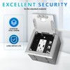 KYHSHJ Recessed Flat Hidden Socket Kit with 2 * 20A