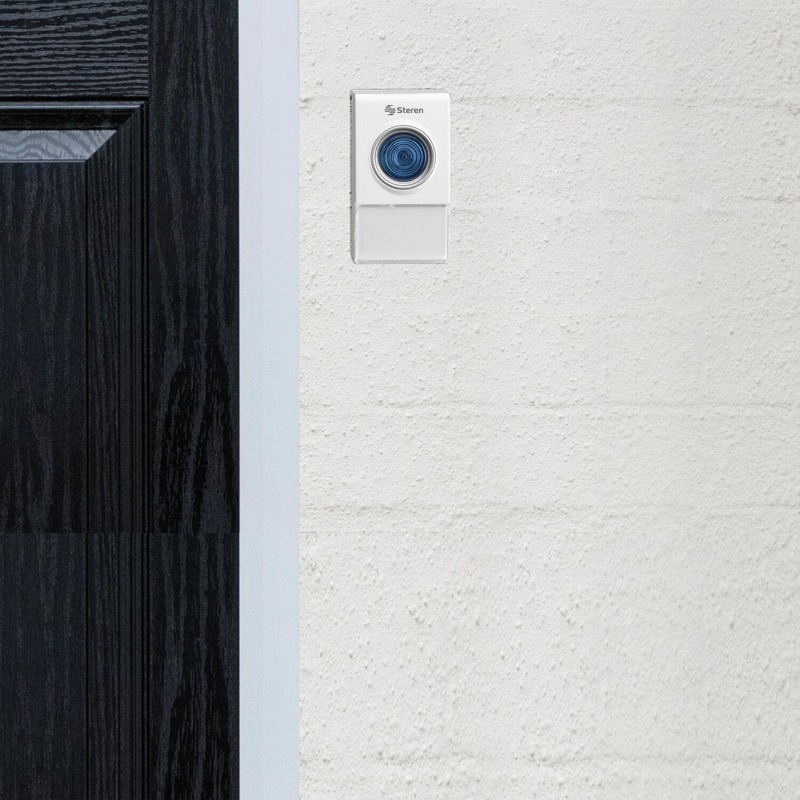 Steren TIM-305 Timbre Digital Inalambrico 38 Tonos C/2 Campanas