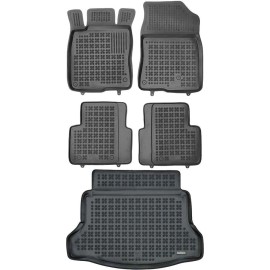 Rezaw-Plast Floor Mats for 2016-2021 Honda Civic Car Mats & Cargo Mat Hatchback