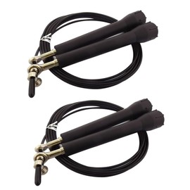 BESPORTBLE 2pcs Adjustable Jumping Cable Speed Rope Ball Bearings Ideal for Fitness and Coordination