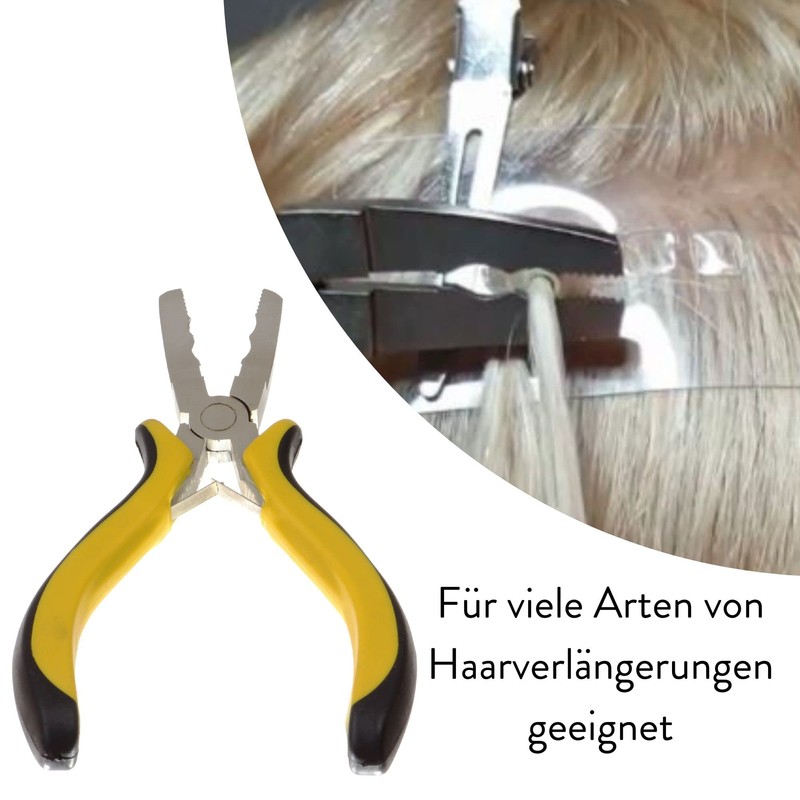 hair2heart Extensions Pliers Removal and Application of Micro Ring Extensions